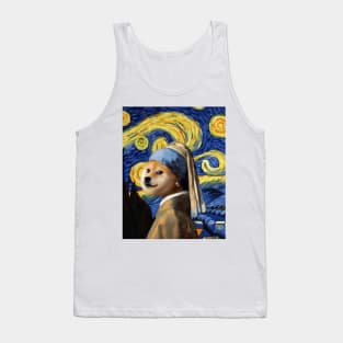 The shiba inu's Starry night Tank Top